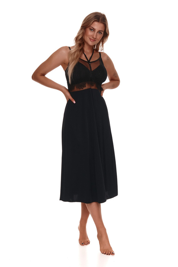 510 Big Lupoline cămașă de noapte - negru