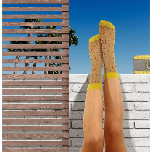 Șosete de damă din nailon Sesto Senso, bej