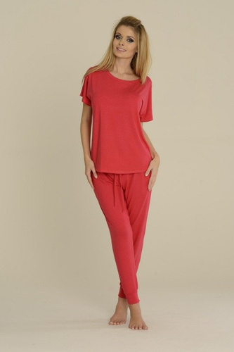 524 Paula Pijama de damă De Lafense - zmeură