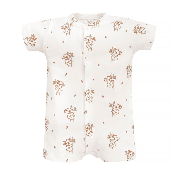 Lovely Day Rampers cu fermoar Pinocchio - koala ecru