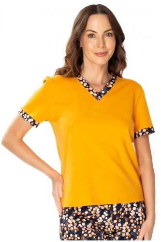 86672 Lucy Bluză de pijama pescăruş portocaliu