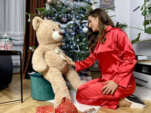 934 Classic Forex pijama pentru femei - roșu