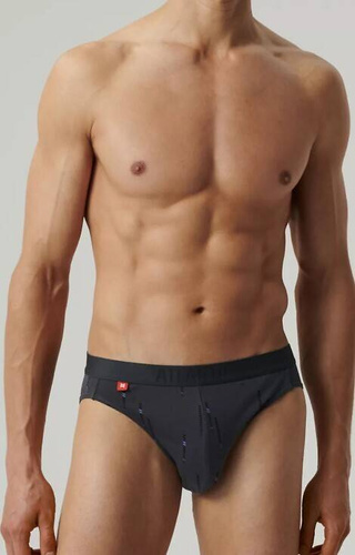 Slip bărbați 3MP-193 A'3 Atlantic - negru-denim-grafit