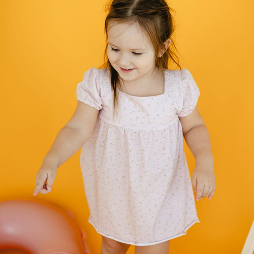 Rochie Meadow Eevi cu maneca scurta - roz