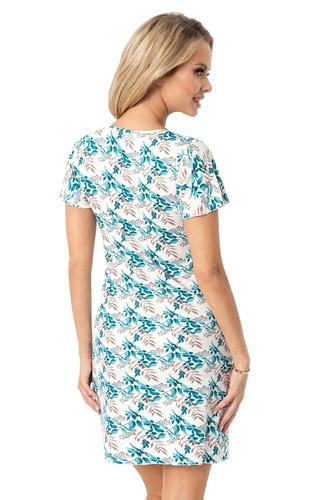 Cămașă de noapte Irmina Donna – viscoză, mâneci scurte, feminină și ușoară