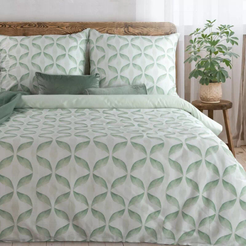 Eurofirany SPRING 101 lenjerie pat 100% bumbac satinat Oeko-Tex