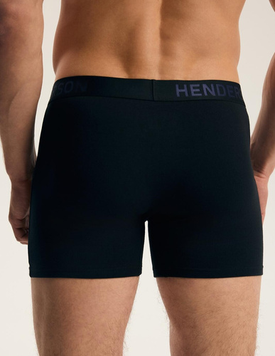 Bokserki bărbați Henderson 45484 Fend2 2-pack din bumbac cu talie lată și logo