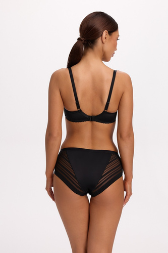 Sutien semi-soft Gaia BS 1395 Alicia negru SS10 cu armătură