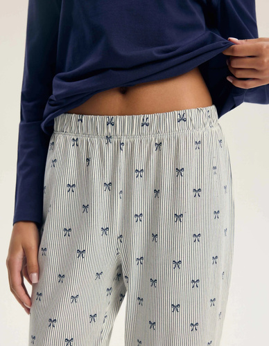 Henderson Gaela 45430 Pijamale damă lungi 100% bumbac cu grafică