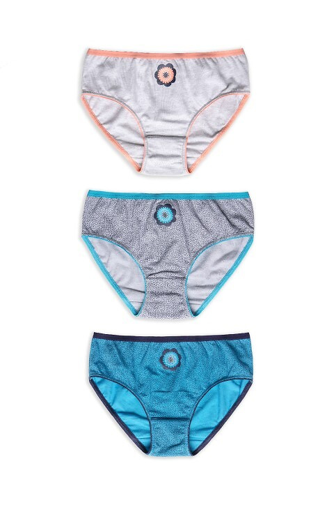 G-584 BI A'3 Chiloți pentru fete Lama, culori mixte