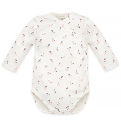 Body pentru copii Lovely Day Pinocchio - cai ecru