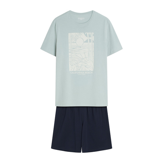 Pijama bărbați 44503 Brook Henderson 100% bumbac, mânecă scurtă