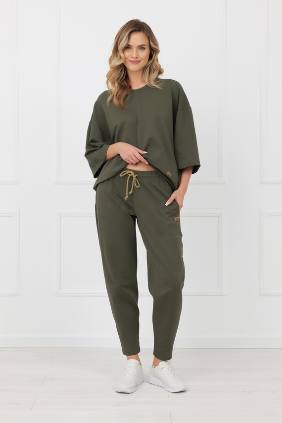 Bluză Kaori Italian Fashion 3/4 mânecă bumbac