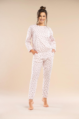 Pijamale pentru femei MK 23 Morning Whispe Belle Reverie, bej - bumbac, confortabile și elegante