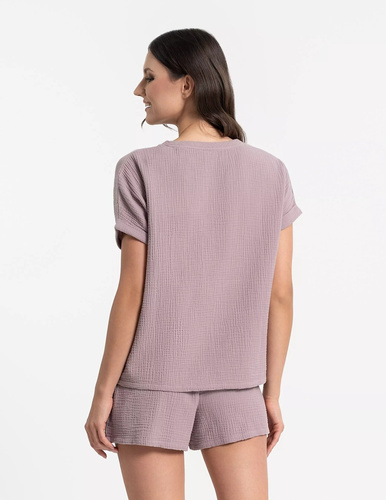 Moraj PDD3500-019 Mocca – pijama damă 100% bumbac muselină