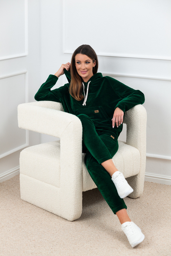 Roda Pantaloni de trening pentru femei Italian Fashion - verde închis