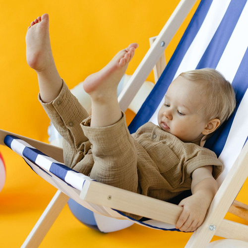 Elephant Rampers baby muselina Eevi - bej