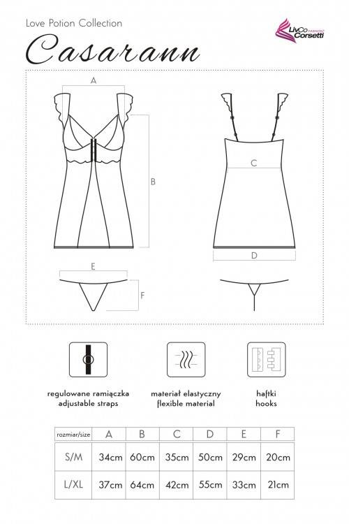 Casarann LC 99186 Love Koszula damska LivCo Corsetti Fashion  