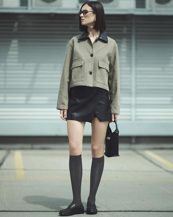 Șosete până la genunchi Gabriella Visa 608 – negre, 40 denier, manșetă necompresivă