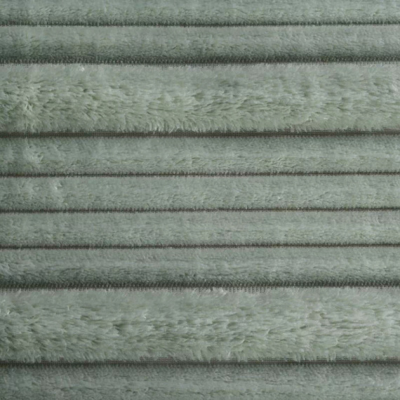 Cuvertură pled Nina 220x200 flanel 3D moale Eurofirany 300 GSM salvie