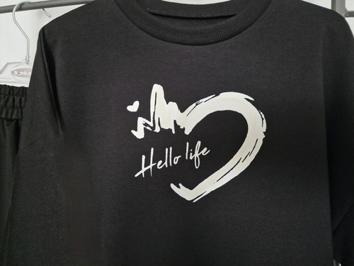 Gaja Hanorac copii Bambarillo negru | Hanorac din bumbac elastic