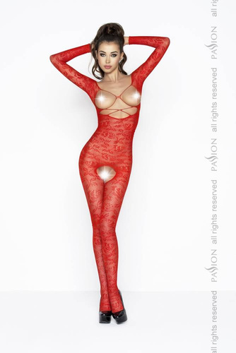 BS031 Bodystocking Passion czerwony