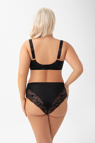 Soft K956 Mila sutien Gorsenia negru - dantelă, underwire, bretele reglabile