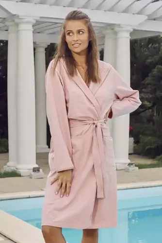 Karina Halat de baie pentru femei Italian Fashion - roz pudră