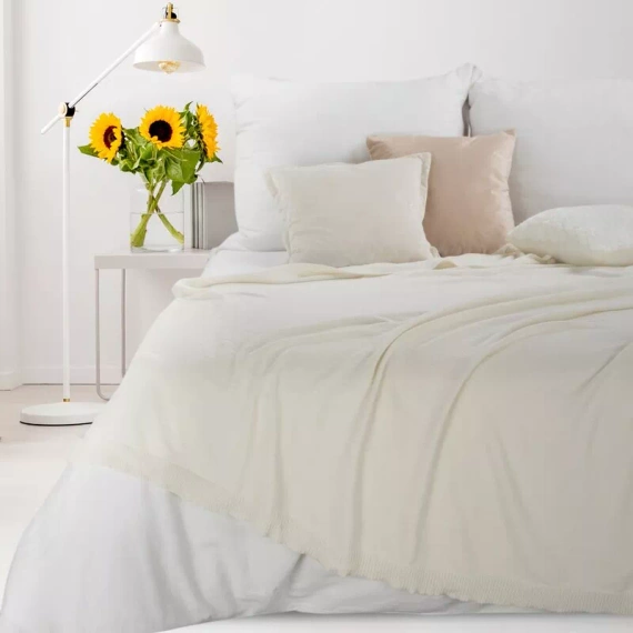 Emi Blanket cuvertura de pat Eurofirany crema