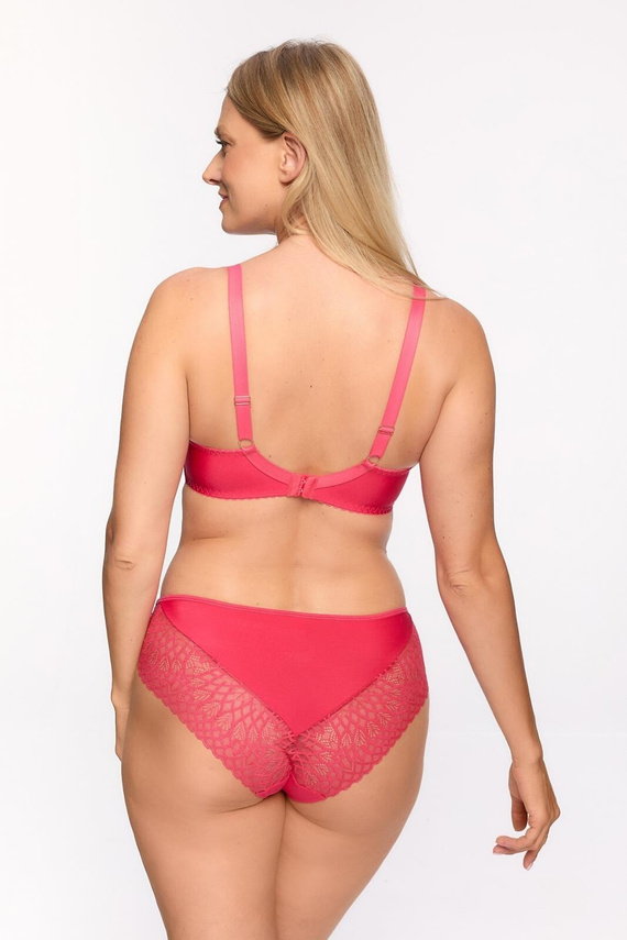 Sutien semi-moale Clementine Gaia, culoare coral, BS 1292