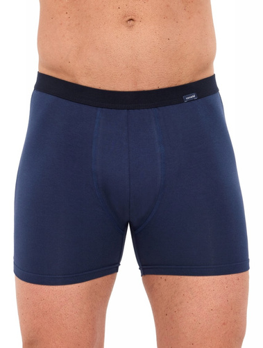 946/05 Boxer bărbați Cornette - bumbac, bleumarin, verde, cu model