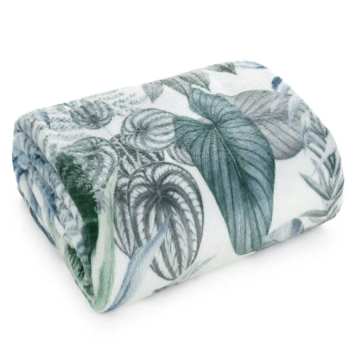 Cuvertura de pat Davos 2 Pătură lasă Eurofirany verde și argintiu