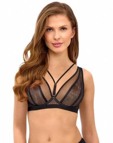 2521 Lupoline sutien bralette moale negru