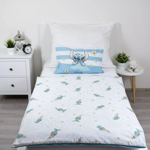 Jerry Fabrics Lenjerie de pat din bumbac Lilo & Stitch Tropical Hugs 100x135 40x60