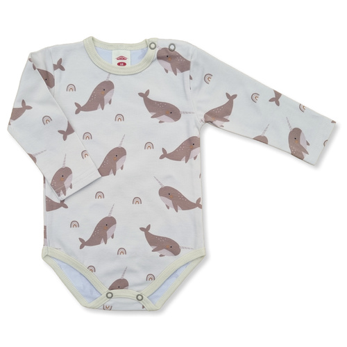 03256DR Body pentru bebeluși "Marlin" Makoma cu mâneci lungi