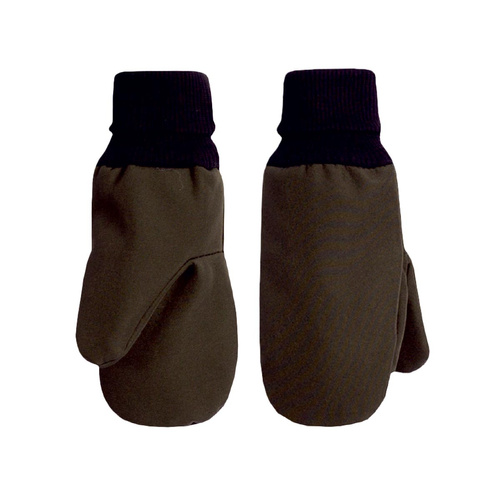 229072 Mănuși copii Nicol Softshell impermeabile cu polar - verzi
