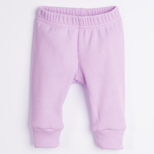 Pantaloni fete Nicol Tosia 225019 din bumbac liliați cu manșete