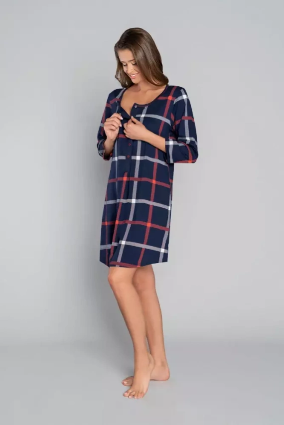 Izera femei care alăptează și alăptează tricou cu mânecă 3/4 Italian Fashion - print