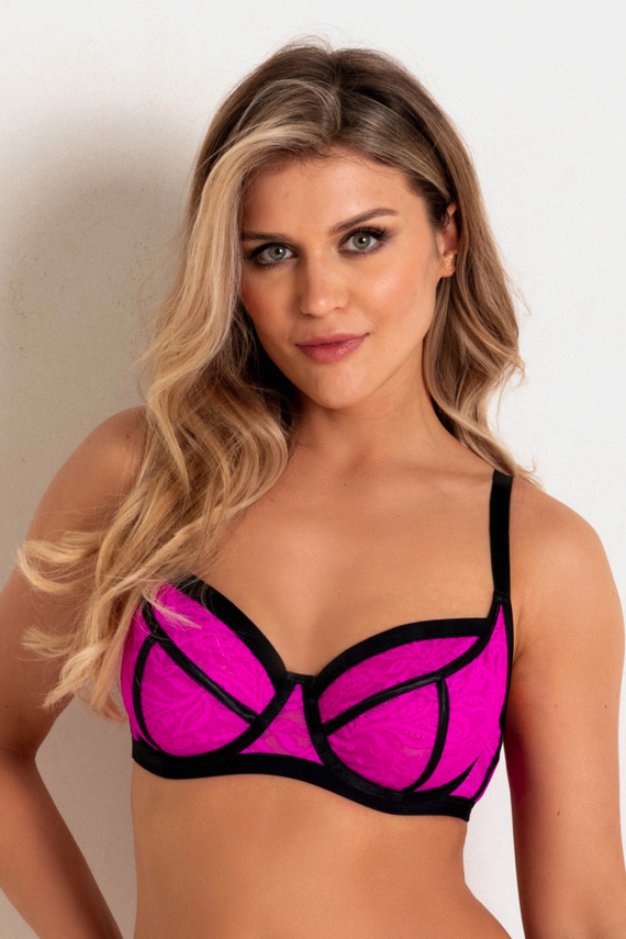 19234 Sutien Joy Soft Milano – fucsia, dantela