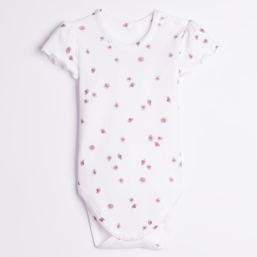 Nicol Hania 226093 Body pentru bebeluși 100% bumbac cu flori
