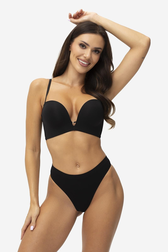 Sutien Joyce Double Push-Up Gatta – semi-corset, decolteu adânc