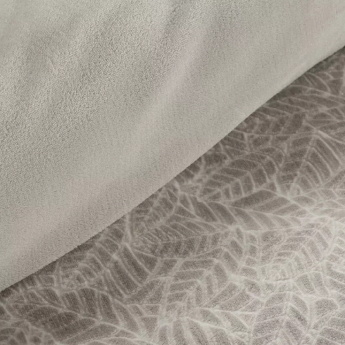 Lenjerie de pat din velur Flano 3 frunze Eurofirany bej