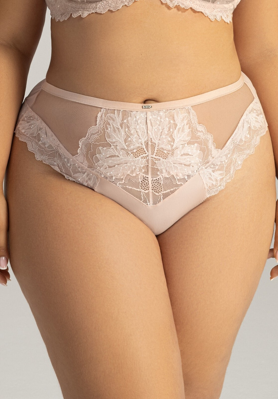 2155/B Chiloți brazilieni de damă Ava bej