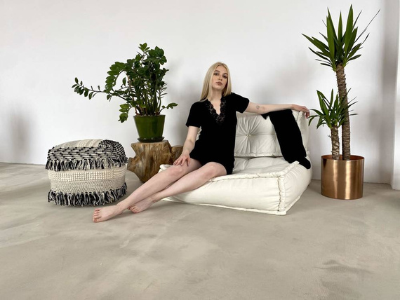 640 Noela Ciorap de noapte Forex - negru