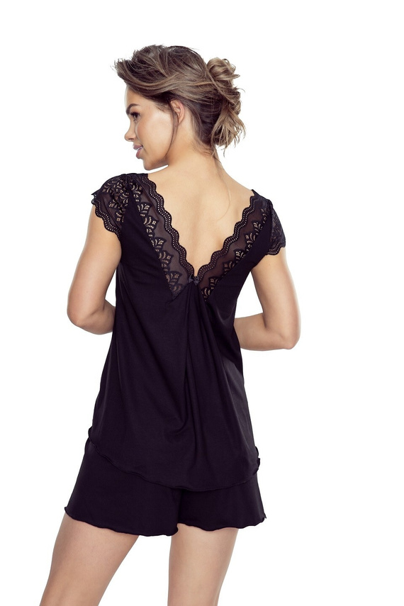 Pijama de damă Mirana First Lady Eldar - neagră