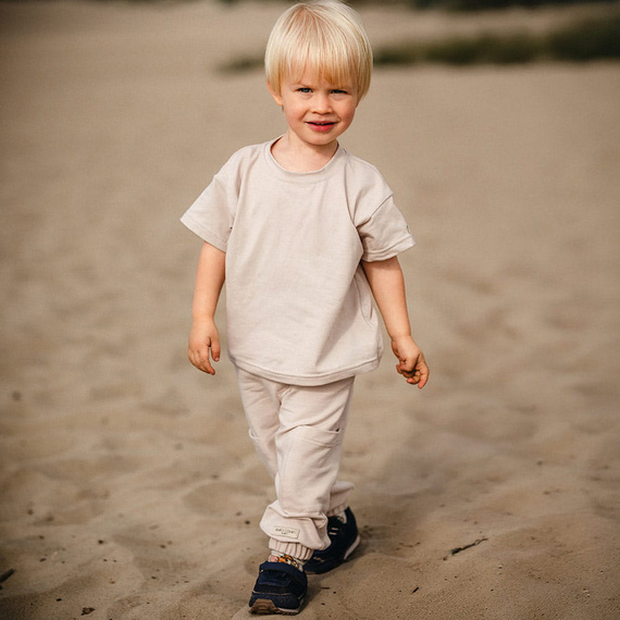 Tricou copii oversize Eevi Simply Comfy 100% bumbac