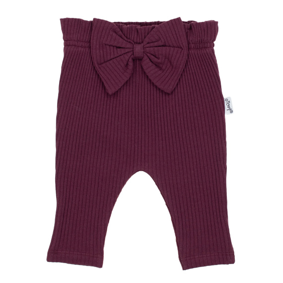 217016 Pantaloni din bumbac Alisa Nicol cu ​​fundita