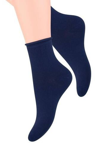 art.125 Bamboo Ciorapi dama Steven - 008 bleumarin