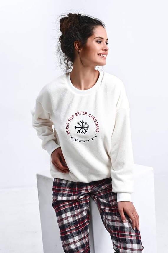 Better Pijama pentru femei Sensis - crem