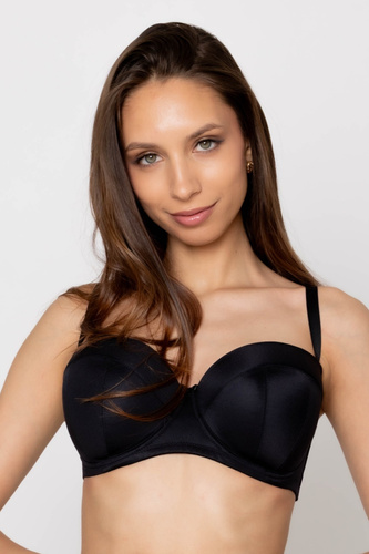 19231 Sutien balconet Mediolano Angel – push-up, bretele detașabile, bandă de silicon